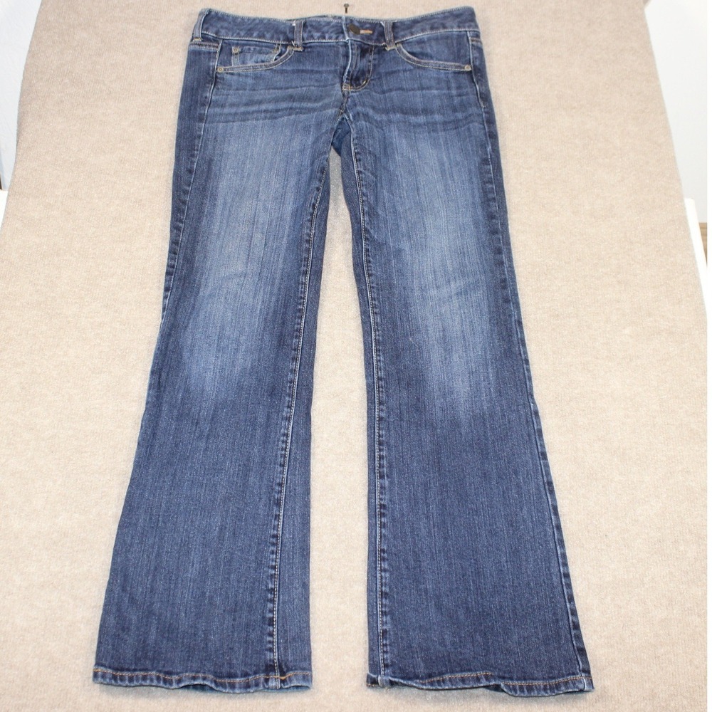 American Eagle Favorite Boyfriend Jeans Blue Medium Wash Denim Size 6 Regular